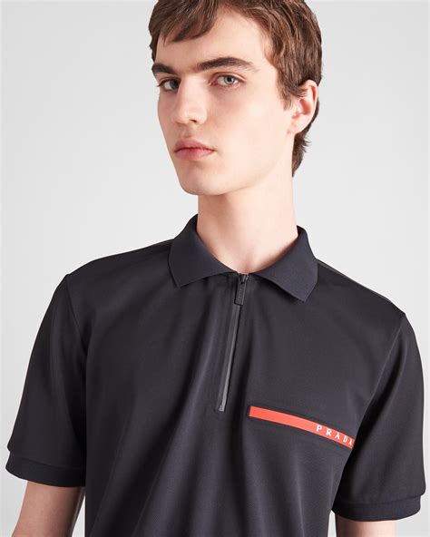 polo prada original|prada polo shirt black.